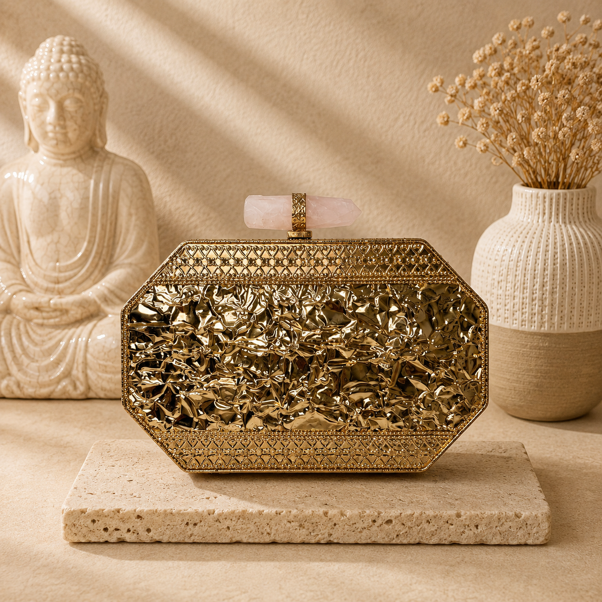 Abalone Fan Mother-of-Pearl Clutch