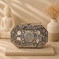 Agate Crystal Mother-of-Pearl Clutch