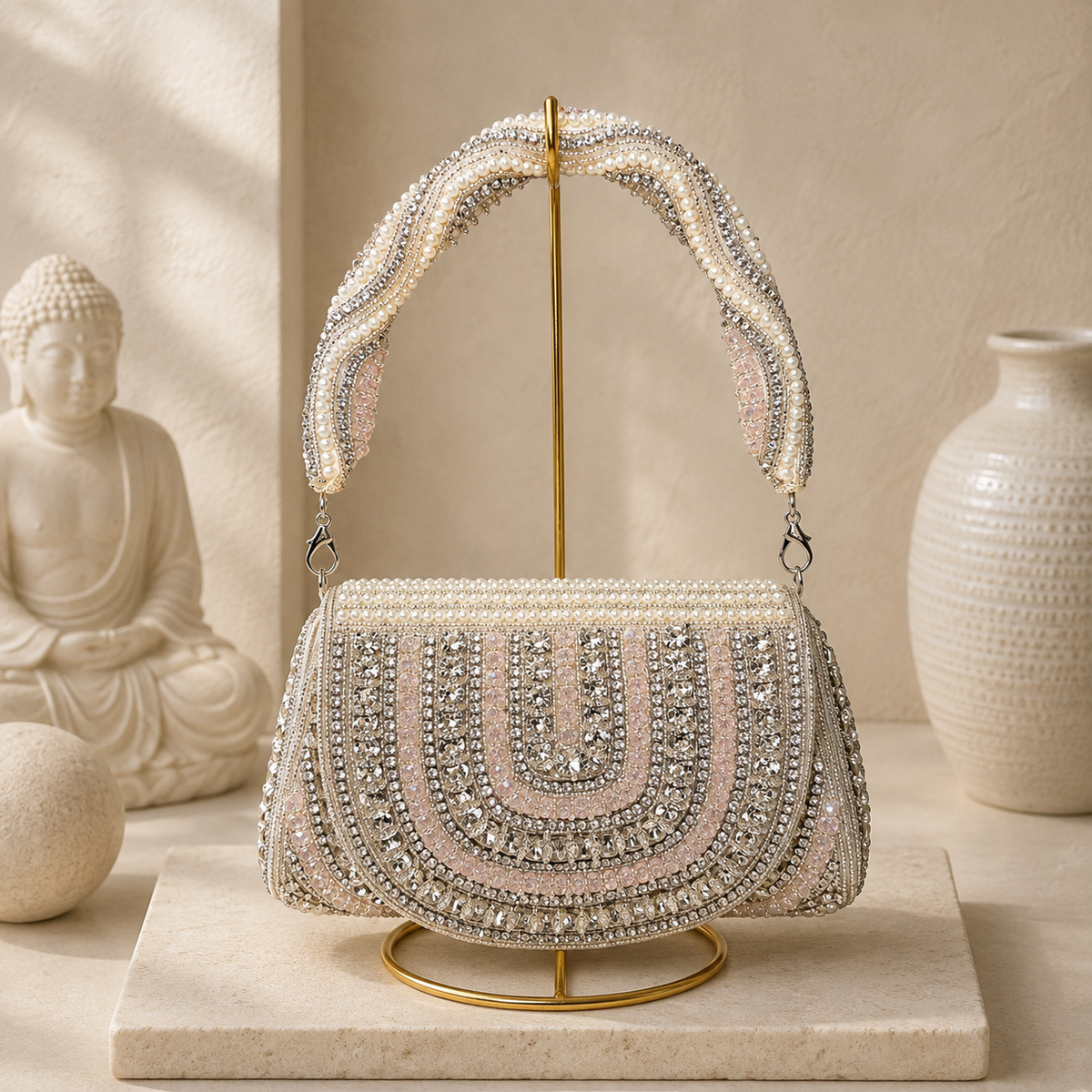 Crystal Arc Cocktail Handbag