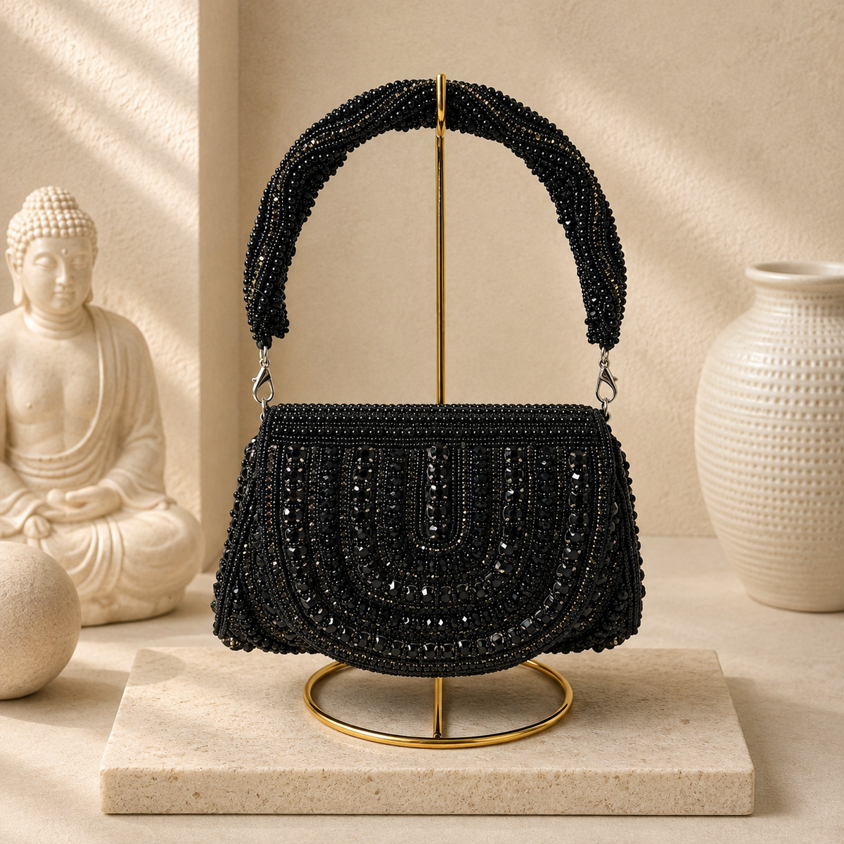 Crystal Arc Cocktail Handbag